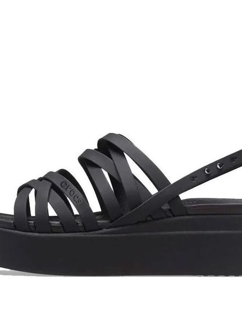 Crocs Brooklyn Strappy Rubber comfort Shoes Sandals women’s 8 NWT SOLD OUT - Picture 3 of 3
